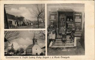 Őrisziget, Sziget; Siget in der Wart; Gemischtwaren und Trafik Ludwig Pathy Szigeth i.d. Warth Öriszigeth / üzlet / shop (fa)