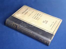 Mezőgazdasági lexikon. Angyal Dezső, Bund Károly, Cselkő István és mások közreműködésével szerkesztették Bezerédj Adorján és Szilassy Zoltán. I. kötet: A-J. Budapest, 1911. Grill Károly kiadóvállalata (Légrády Testvérek ny.) CXXIII + [1] + 526 + [4] p. A mezőgazdasági tudásanyag javát illusztrált szócikkekben közlő lexikonunk első kiadása 1906-ban jelent meg. A címlap tájékoztatása szerint a kéthasábos szövegoldalakon elhelyezett szócikkek az állatgyógyászat, az állattenyésztés, a borászat, az erdészet, a gazdasági üzletvitel, a gyümölcsészet, a haltenyésztés, a kertészet és méhészet, a selyemhernyó-tenyésztés, a szőlészet, a takarmányozás, a talajjavítás és tejgazdaság kérdéseit tárgyalják, ám a közzétett tudásanyag bővebb, a fentieken kívül a mezőgazdasági bérlés, építkezés, és a mezőgazdasági munka- és gazdasági jog számos tudnivalóját közreadják. Példányunk a második, javított kiadásból való. A munka két kötetben teljes. BOEH V, 2950. Aranyozott, illusztrált kiadói félvászon kötésben, márványmintás festésű lapszélekkel. Jó példány.