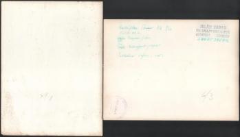 cca 1940 Vadas Jolán (1910-1978) 2 db vintage fotőművészeti alkotása: Sweet Dream, Halászbástya, az ...