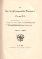 Die österreichisch-ungarische Monarchie in Wort und Bild. Ungarn: Band IV. [Az Osztrák-Magyar Monarc...