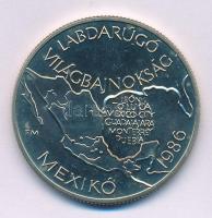 1985. 100Ft alpakka "Labdarúgó Világbajnokság 1986. - Mexikó térkép" kapszulában T:AU