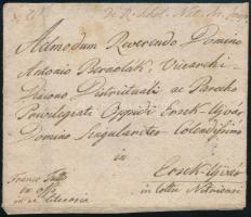 1810 Ex offo levél Érsekújvárra / Ex offo cover