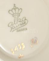 Alka mid-century egyszemélyes reggeliző készlet, csésze alátéttel és desszertes tányér. Jelzett, hib...