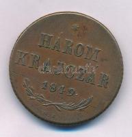 1849NB 3kr Cu T:XF, patina Adamo B2