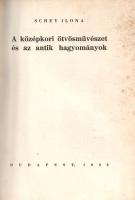 Schey Ilona: 
A középkori ötvösművészet és az antik hagyományok.
Budapest, 1935. (Szerző - Pestvid...
