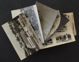 180 db MODERN fekete-fehér kisalakú magyarországi város képeslap / 180 modern black and white Hungarian town postcards
