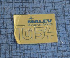 Iparművész réz doboz, fabetétes, MALÉV ajándék, bontatlan, 24x13 cm