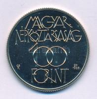 1985. 100Ft Cu-Ni "Kulturális Fórum" kapszulában T:AU kis folt Adamo EM88