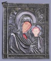 2 darab ikon fém okláddal, 13x11 cm, 23x18 cm