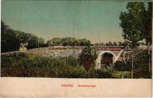 Szentes, Széchenyi liget. Untermüller Ernő kiadása (EK)