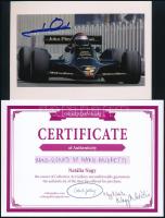 Mario Andretti aláírása
Mario Andretti egy amerikai autóversenyző-legenda, aki a Formula-1 világbaj...