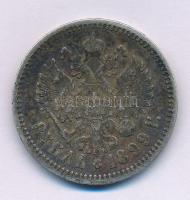 Orosz Birodalom 1899. 1R Ag "II. Miklós" T:F, patina Russian Empire 1899. 1 Rouble Ag "Nicholas II" C:F, patina Krause Y#59.3