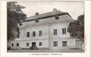Petróc, Garancspetróc, Petrovce; Petróczy kastély. Athenaeum / castle