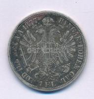 Ausztria 1877. 1Fl Ag "Ferenc József" T:VF patina, foltos Austria 1877. 1 Florin Ag "Franz Joseph" C:VF patina, spotted Krause KM#2222
