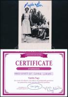 Sophia Loren - a filmtörténelem egyik legnagyobb ikonja - kétszeres Oscar-díjas olasz színésznő aláí...