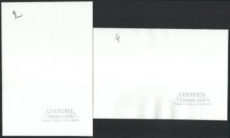 1961 BVSC vívóit ábrázoló 2 db fotó, a hátoldalon jelzett (Lerner J. Fotoriport iroda), 12x17 cm