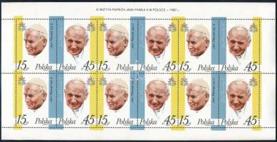 Lengyelország 1987 II. János Pál pápa látogatása teljes ív