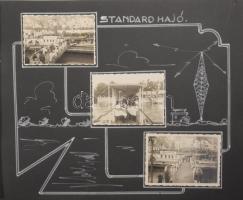 1941 A Standard Villamossági R.T. emlékalbuma Sziklay Ernő kormányfőtanácsos, vezérigazgató részére,...