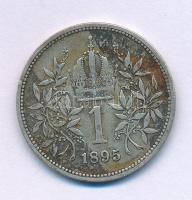 Ausztria 1895. 1K Ag "Ferenc József" T:VF patina Austria 1895. 1 Corona Ag "Franz Joseph" C:VF patina Krause KM#2804