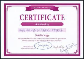 Stefan Edberg egy korábbi világelső svéd teniszező aláírása, aki a serve-and-volley játékstílus egyi...