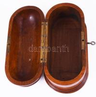 Art deco ékszeres doboz, 26x13x14 cm