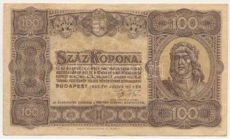 1923. 100K "Magyar Pénzjegynyomda Rt." nyomdahely jelöléssel T:F
Adamo K25
