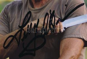 Terry O'Quinn (1952-) amerikai színész aláírása az őt ábrázoló fotón / autograph signature