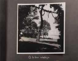 1943 A Standard Villamossági R.T. által szervezett ifjúsági tábor emlékalbuma, Sziklay Ernő kormányf...