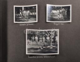 1943 A Standard Villamossági R.T. által szervezett ifjúsági tábor emlékalbuma, Sziklay Ernő kormányf...