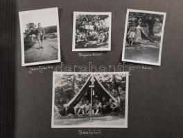 1943 A Standard Villamossági R.T. által szervezett ifjúsági tábor emlékalbuma, Sziklay Ernő kormányf...