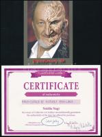 Robert Englund amerikai színész aláírása, aki a horror műfaj egyik ikonikus alakja. Leghíresebb szer...