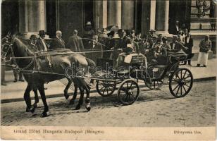 1908 Budapest V. Grand Hotel Hungaria szálloda, Ferenc József (EM)