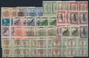 Nagyvárad 1919 22 db négyestömb Signed: Bodor