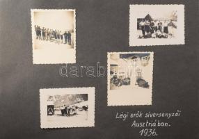 cca 1936-1938 Kisgyörgy Lajosné, szül. Fedor Magda (1914-2017) világ- és Európa-bajnoki ezüstérmes s...