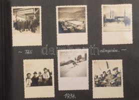 cca 1936-1938 Kisgyörgy Lajosné, szül. Fedor Magda (1914-2017) világ- és Európa-bajnoki ezüstérmes s...