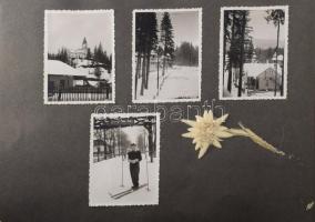 cca 1936-1938 Kisgyörgy Lajosné, szül. Fedor Magda (1914-2017) világ- és Európa-bajnoki ezüstérmes s...