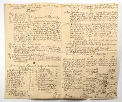 1797-1815 Felvidékről származó dokumentumgyűjtemény, kb. 59 db, közte Nagyszombat, Ürmény, Érsekújvá...