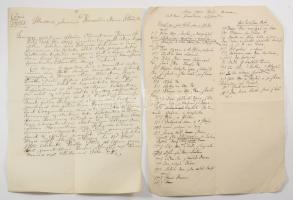 1797-1815 Felvidékről származó dokumentumgyűjtemény, kb. 59 db, közte Nagyszombat, Ürmény, Érsekújvá...