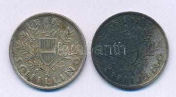 Ausztria 1925. 1Sch Ag + 1926. 1Sch Ag T:XF,VF patina
Austria 1925. 1 Schilling Ag + 1926. 1Schilli...