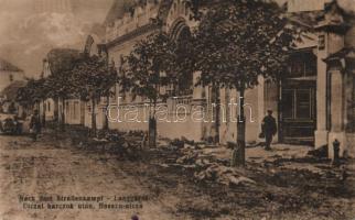 Brassó Hosszú street after fights