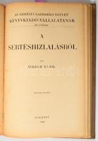 Kolligátum: Czáljik István: Csikónevelés. Bp. 1905. 35p. 6. kiadás.
Hauber Géza: A fejős tehényről....