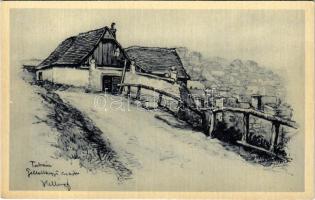 Budapest I. Tabán, Szt. Gellérthegyi viskók. R.J.E. 556. s: Helbing Ferenc