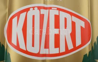 Gönczi-Gebhardt Tibor (1902-1994): Kellemes karácsonyi ünnepeket kíván a Közért, 1972. Reklámplakát,...