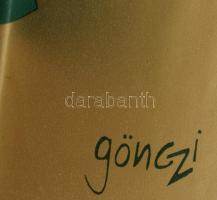 Gönczi-Gebhardt Tibor (1902-1994): Kellemes karácsonyi ünnepeket kíván a Közért, 1972. Reklámplakát,...