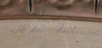 cca 1930-1940 M. kir. ,,Zothmund" 3. honvéd utászzászlóalj Tisztikara gravírozott felirattal el...