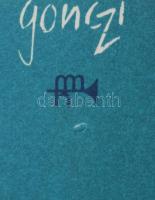 Gönczi-Gebhardt Tibor (1902-1994): Közért, boldog új évet kívánunk, 1970 körül. Reklámplakát, ofszet...