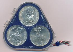 1977. 200Ft Ag (3xklf) "Magyar festők II. / Csontváry, Mányoki, Rippl-Rónai" érmesor eredeti, plombált "MNB" tokban T:BU, kis patina, tokon ragasztónyom Adamo EM52, EM53, EM54