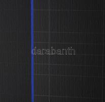 Ottó László (1966-): Origo-metrum [beyond] [20210312]. Akril, vászon, jelzett a hátoldalán. 60x120 c...