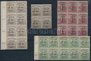 Nyugat-Magyarország VI. 1921 4 db összefüggés Signed: Bodor