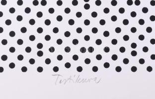 Pentii Tulla (1937-1988): Testikuva, 1980. Szitanyomat, papír, jelzett, számozott (9/40). 68x68 cm